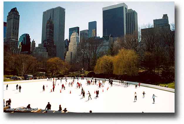 13. New York - Central Park; ijsbaan /Willem Kox