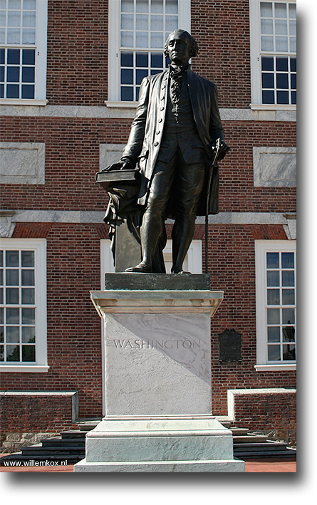 2. Philadelphia - Washington voor het Huis van de onafhankelijkheid /Willem Kox