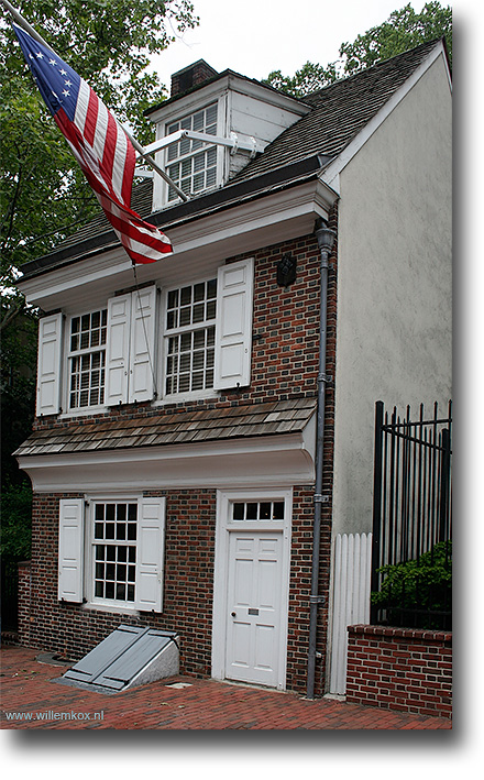 3. Philadelphia - Huis van Betsy Ross /Willem Kox