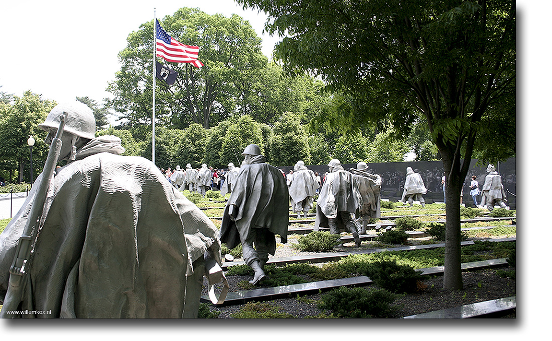 8. Washington - Monument voor de Korea oorlog /Willem Kox