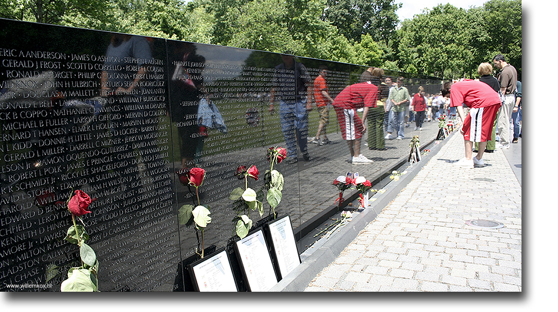 10. Washington - Monument voor de Vietnam oorlog /Willem Kox